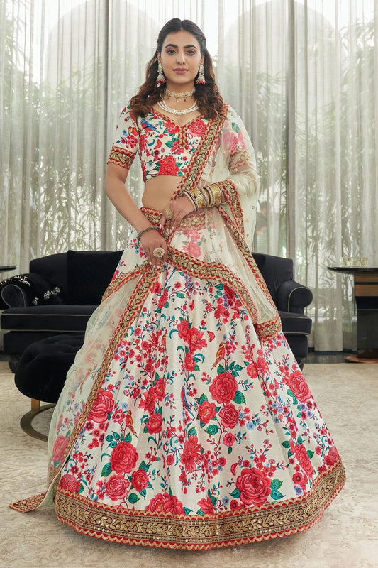 Art Silk Embroidery A Line Lehenga Choli NCLC10110231