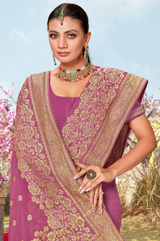 Baby Pink Georgette Designer Saree NCLC11210356