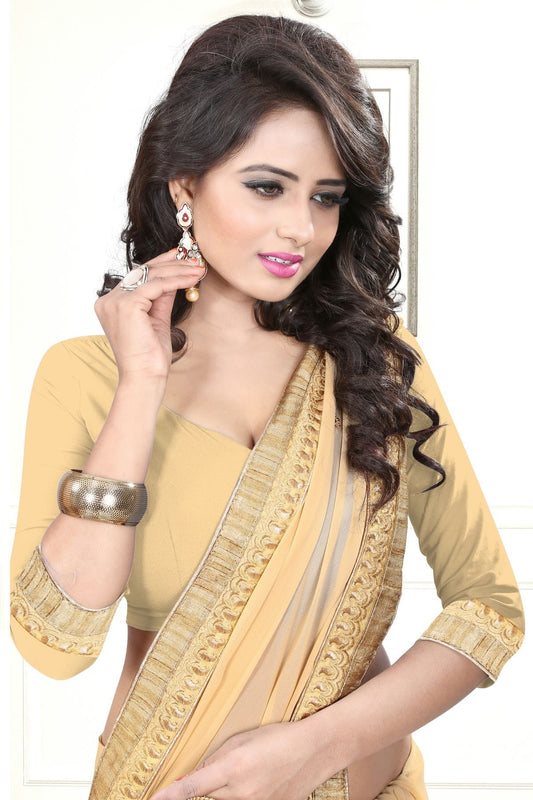 Beige Georgette Designer Saree NCLC11210321