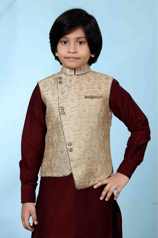 Beige Jacquard Jacket NCBW10710726