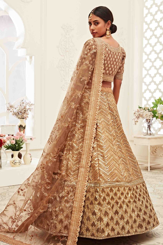 Beige Silk Designer Lehenga Choli NCLC10110376