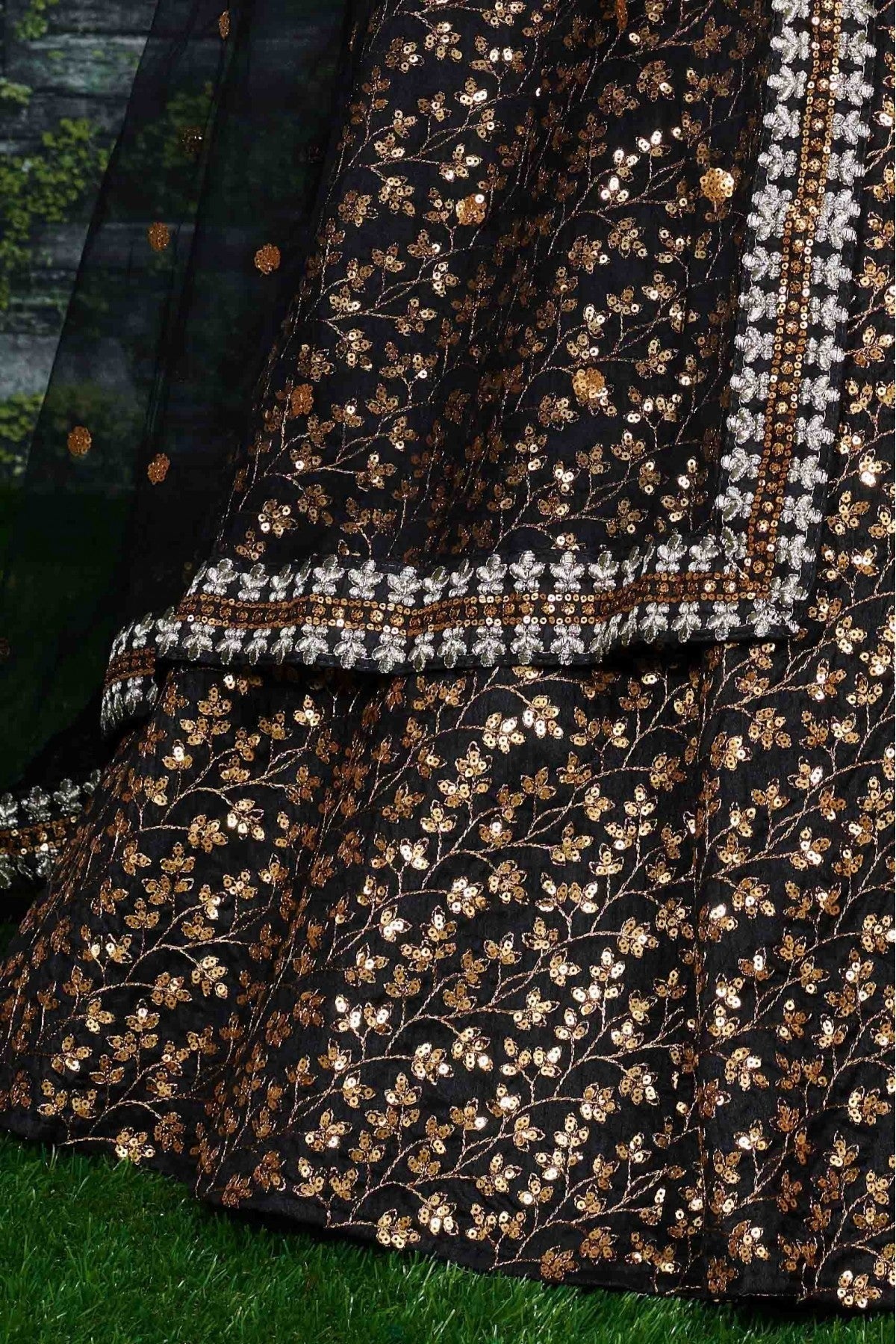 Black Banglori Silk Lehenga Choli NCLC10110252