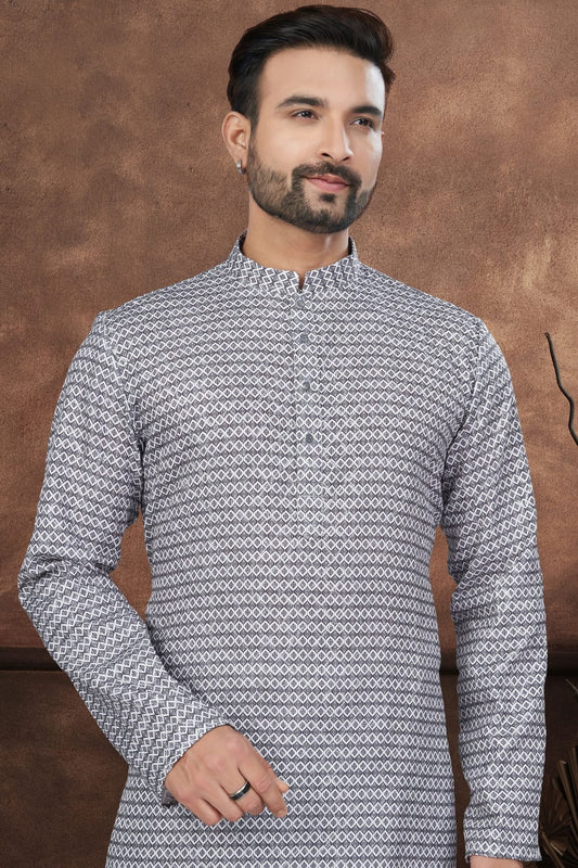 Black Jacquard Kurta Pajama NCKP10410114