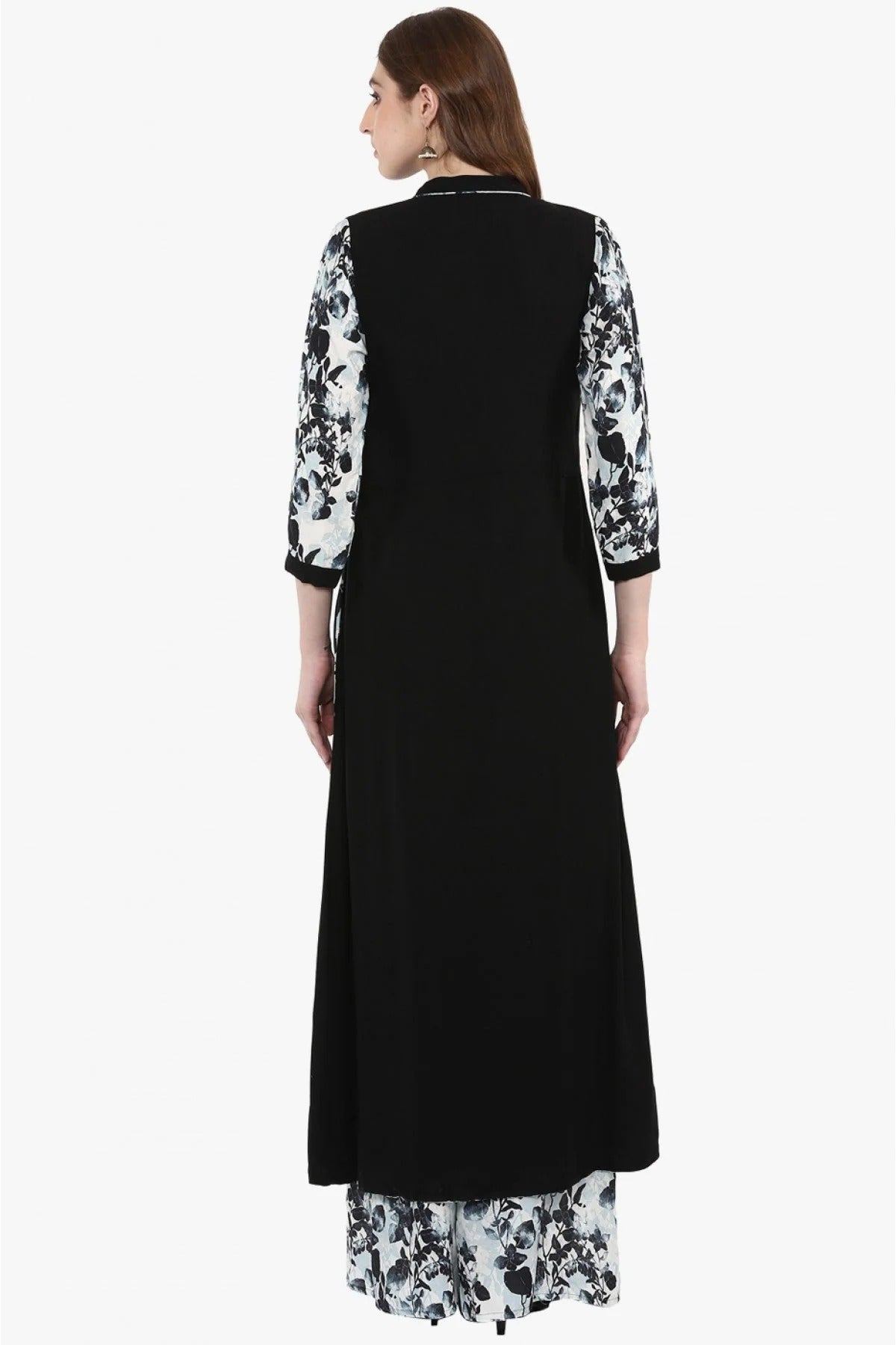 Black Plus Size Rayon A NCKR10610105
