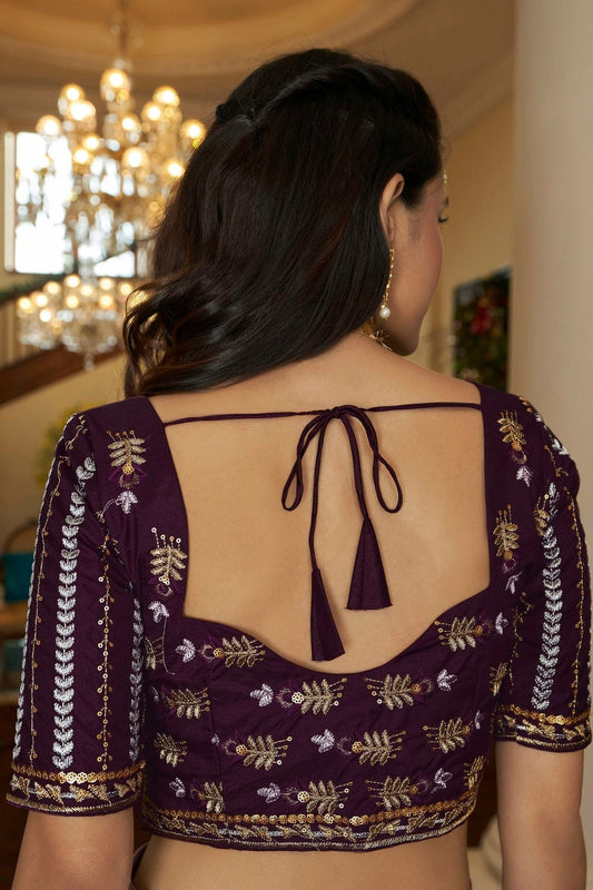 Butterfly Net Designer Lehenga CholiIn Lavender NCLC12710137