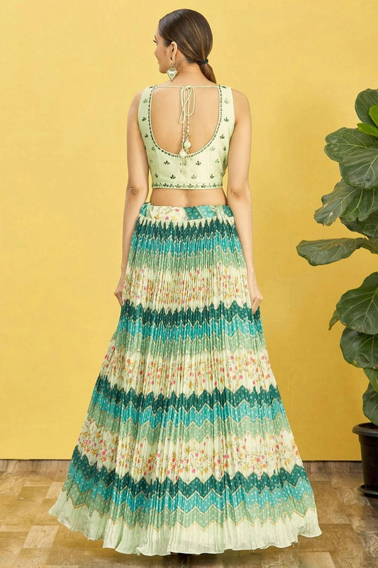 Chinnon Embroidery A Line Lehenga Choli NCLC10110157