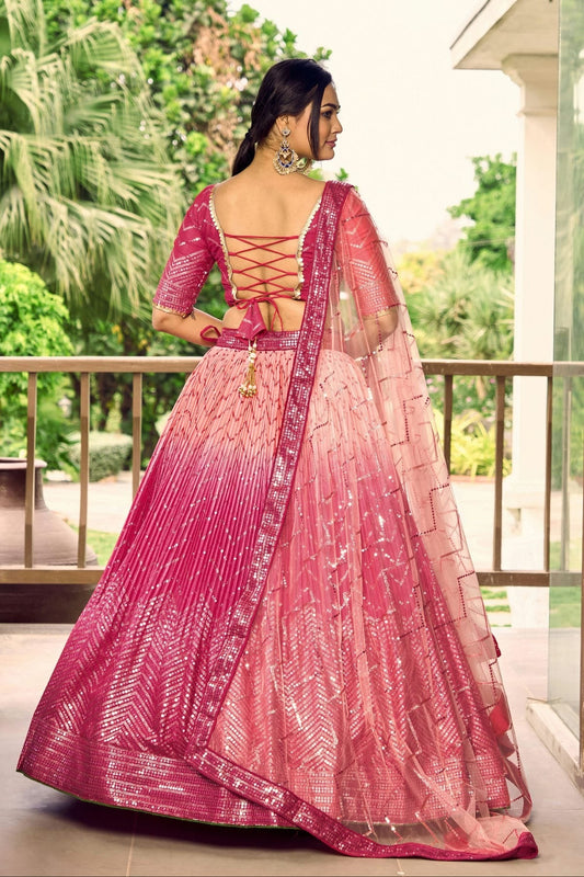 Chinon Embroidery A Line Lehenga Choli NCLC10110169