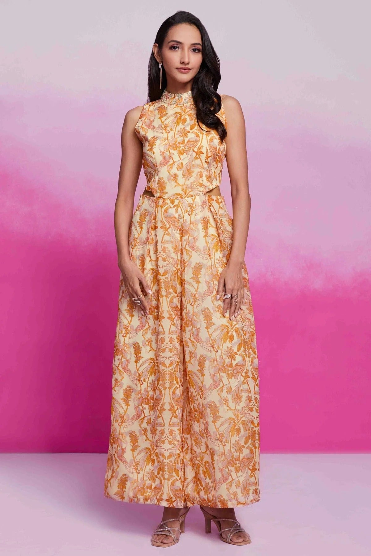 Cream Organza Jump Set NCTP10810139
