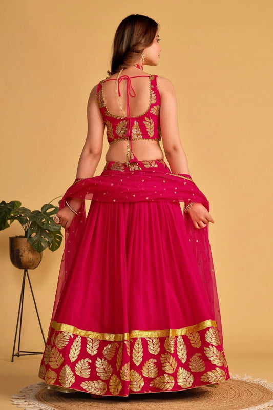 Georgette Embroidery A Line Lehenga Choli NCLC10110175
