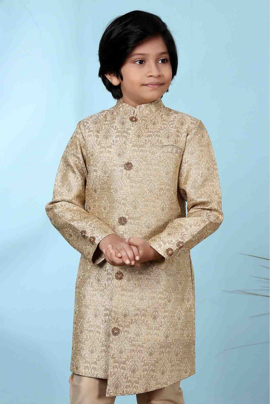 Gold Jacquard Jacket NCBW10710727