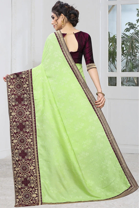 Green Jacquard Silk Designer Saree NCSD11210649