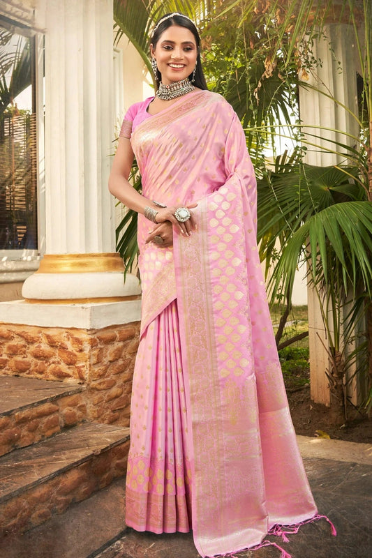 Lavender Woven Silk Saree NCSD11010521