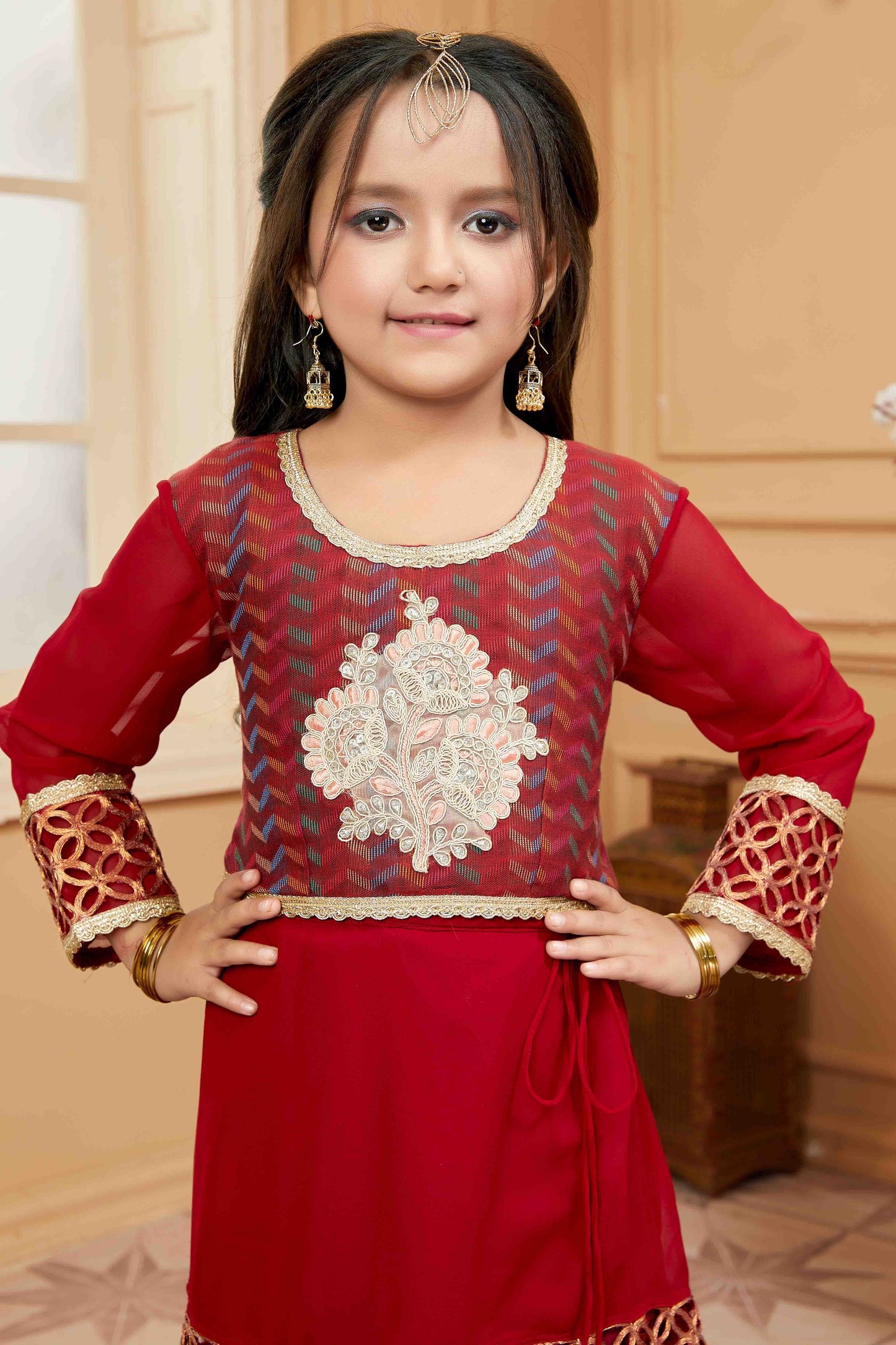 Maroon Handloom Silk Lehenga Suit NCGW10710821