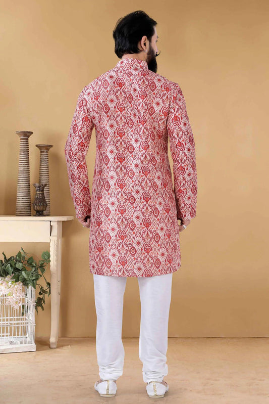 Multi Silk Kurta Pajama NCKP11310165