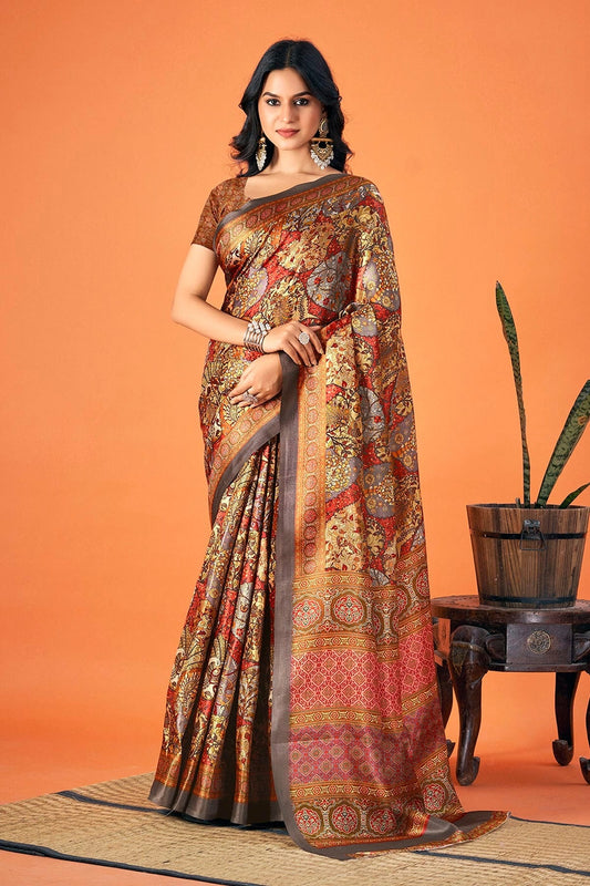 Multi Woven Pashmina Saree NCSD11010480