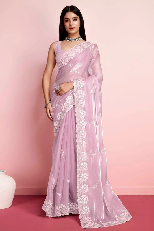 Pink Jimmy Choo Saree NCSD11112446