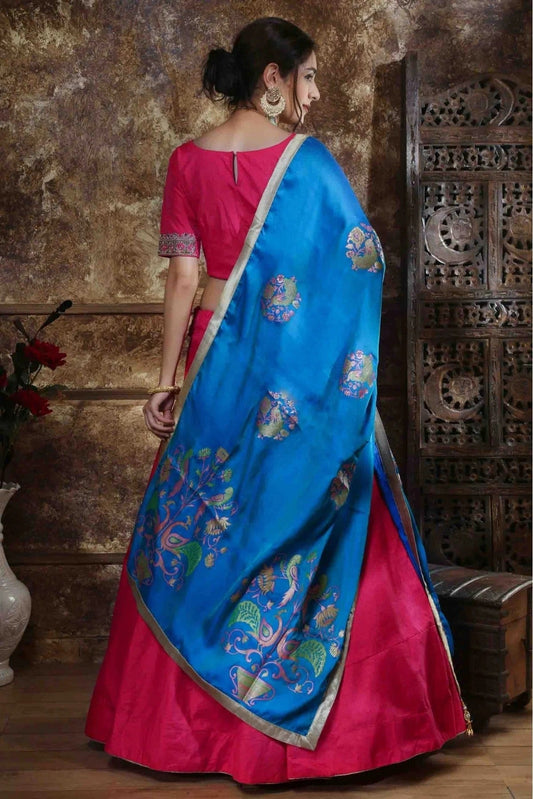 Pink Mastani Silk Embroidery Lehenga Choli NCLC11510129