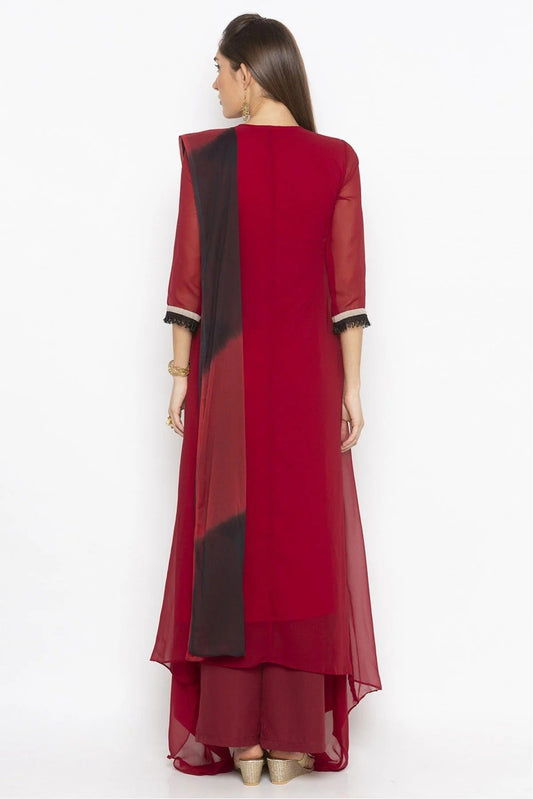 Pink Plus Size Georgette Embroidery Anarkali Suit NCSS10710639