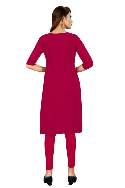 Pink Unstitched Georgette Straight Suit NCUS11610445