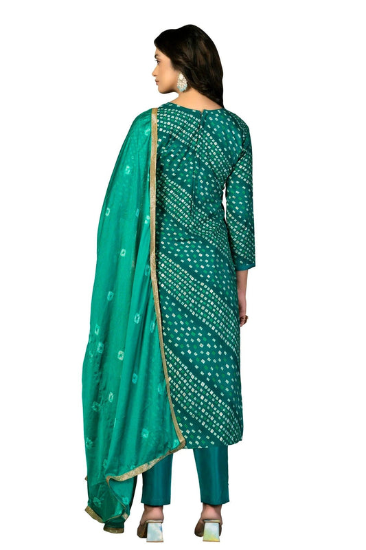 Rama Green Unstitched Jam Cotton Straight Suit NCUS11610343