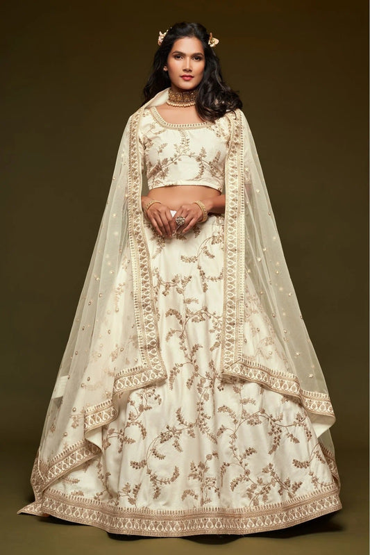 White Art Silk Lehenga Choli NCLC10110345-10