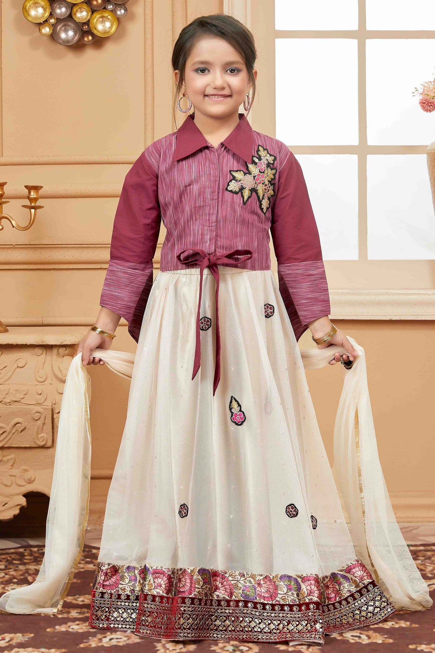 White Net Lehenga Choli NCGW10710812