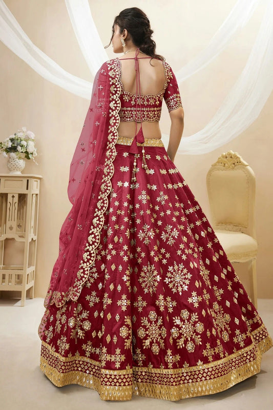 Art Silk Embroidery A Line Lehenga Choli NCLC10110188