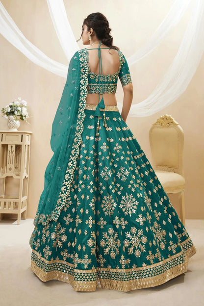 Art Silk Embroidery A Line Lehenga Choli NCLC10110189