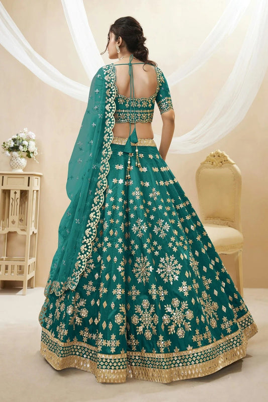 Art Silk Embroidery A Line Lehenga Choli NCLC10110189
