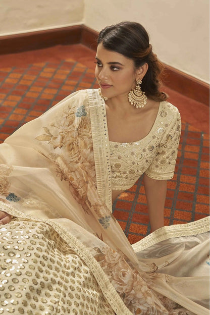 Beige Art Silk Embroidery Lehenga Choli NCLC11510148