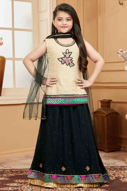 Beige Handloom Silk Lehenga Suit NCGW10710813