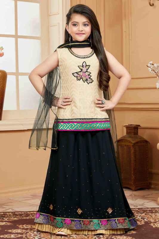 Beige Handloom Silk Lehenga Suit NCGW10710813
