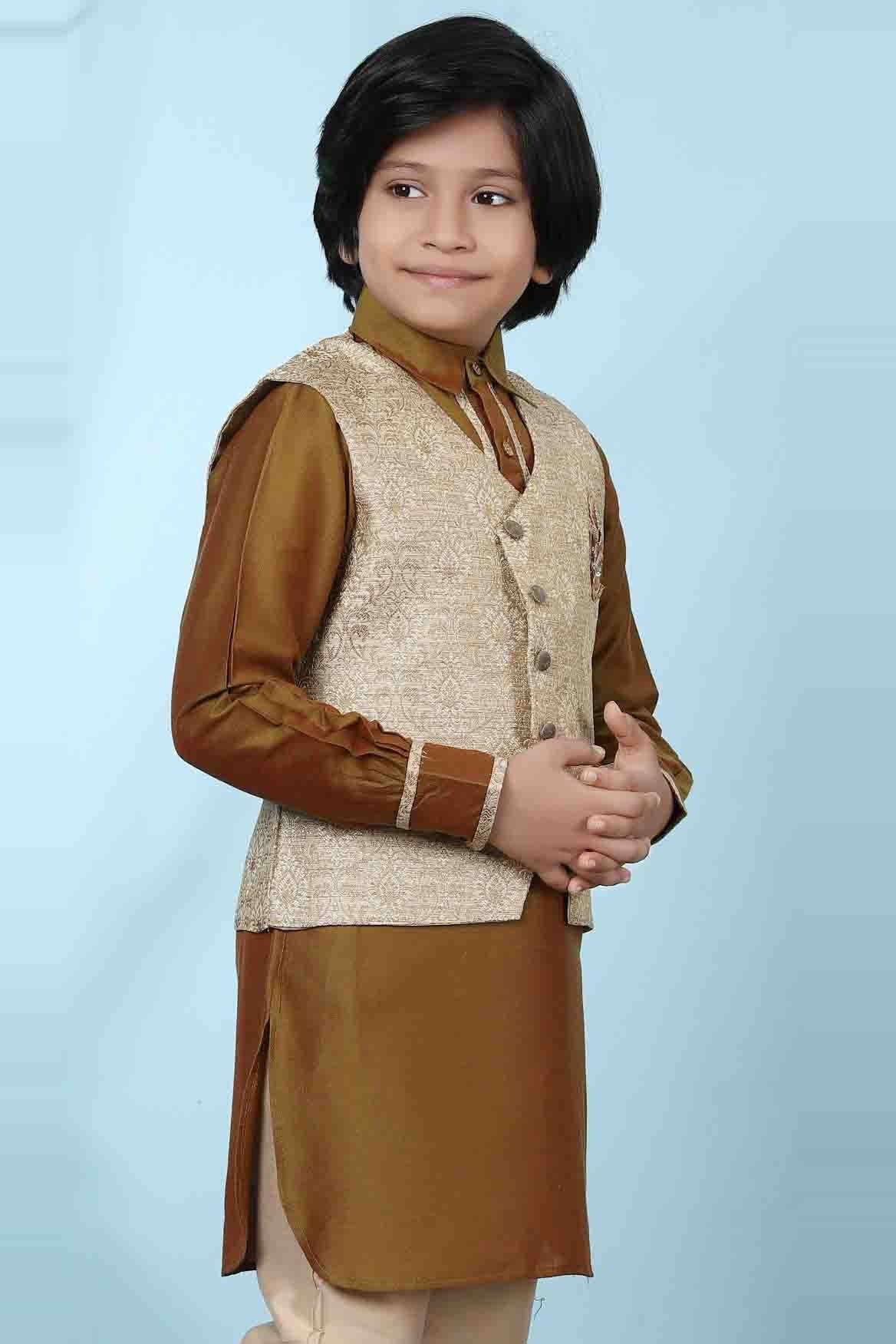 Beige Jacquard Jacket  NCBW10710725