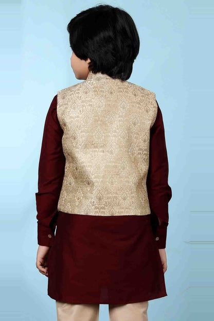 Beige Jacquard Jacket  NCBW10710726