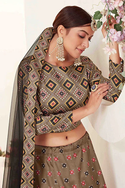 Beige Silk Designer Lehenga Choli NCLC12410145