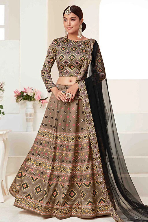 Beige Silk Designer Lehenga Choli NCLC12410145