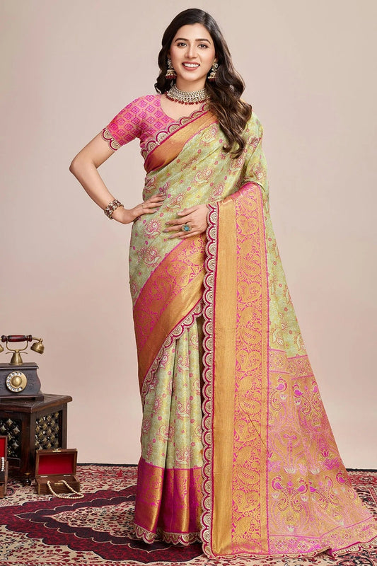 Beige Soft Silk Saree NCSD11111046