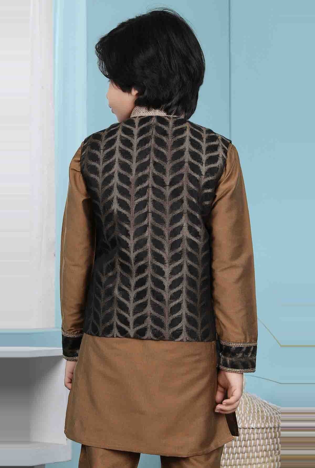 Black Silk Jacket  NCBW10710739