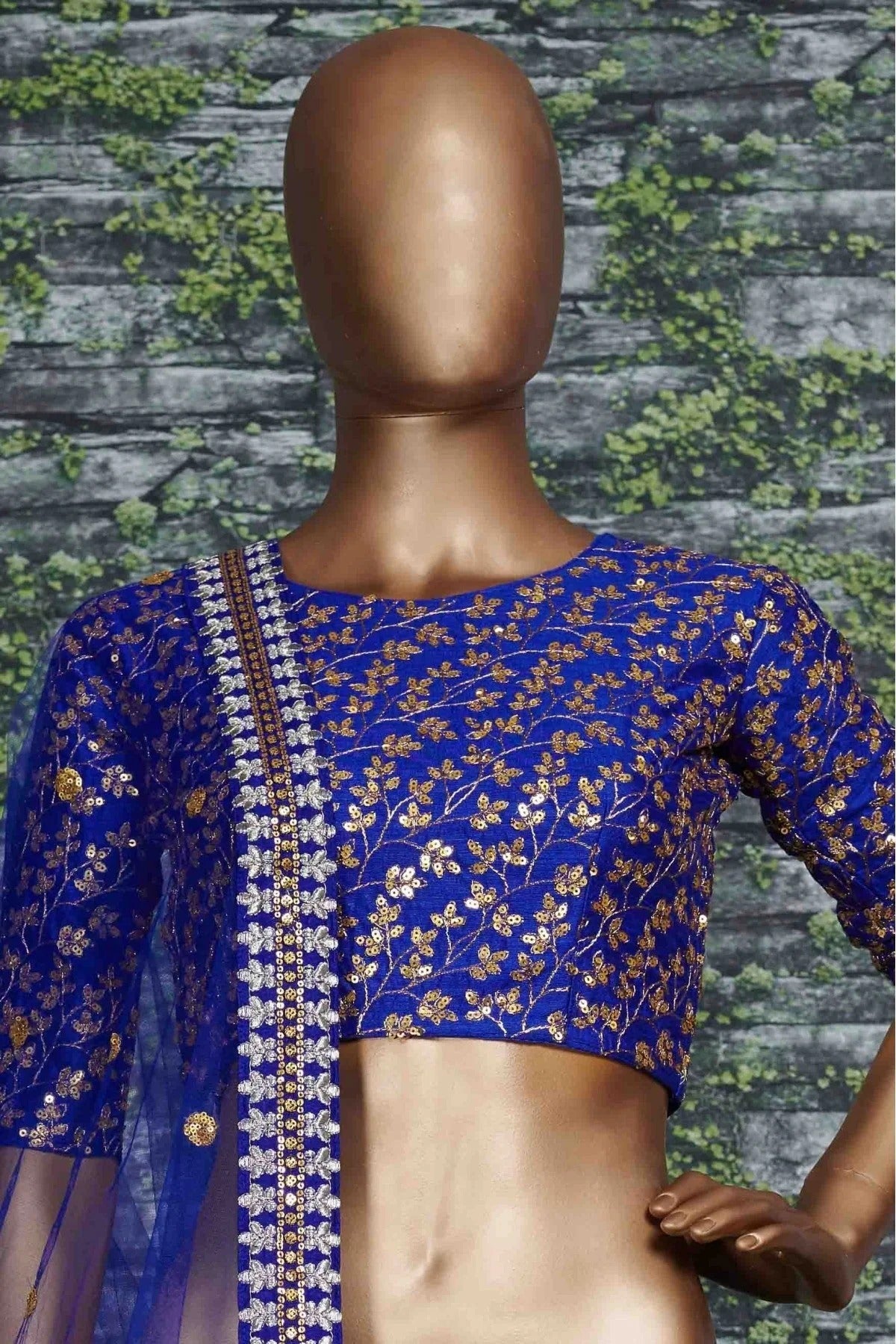Blue Banglori Silk Lehenga Choli NCLC10110253