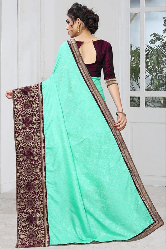 Blue Jacquard Silk Designer Saree NCSD11210646