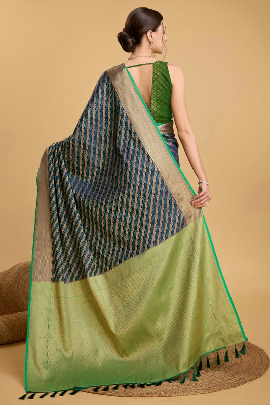 Blue Patola Silk Saree NCSD11112580