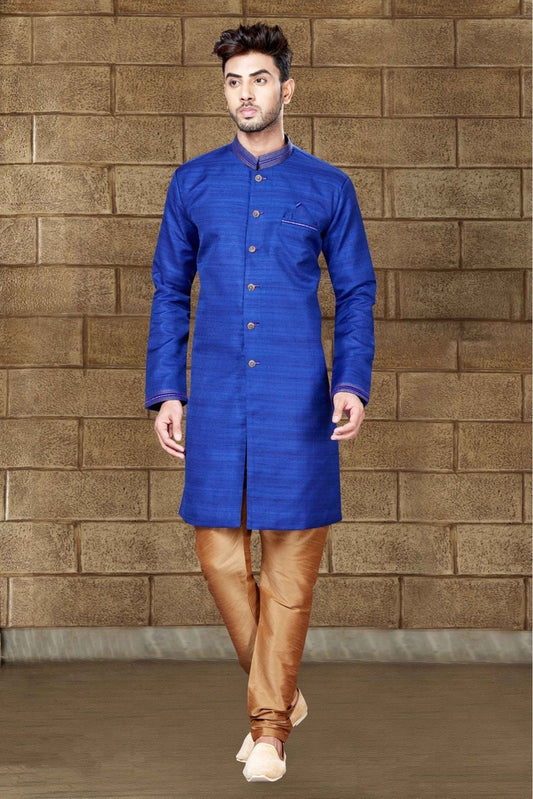 Blue Silk Indo Western NCSH10410324