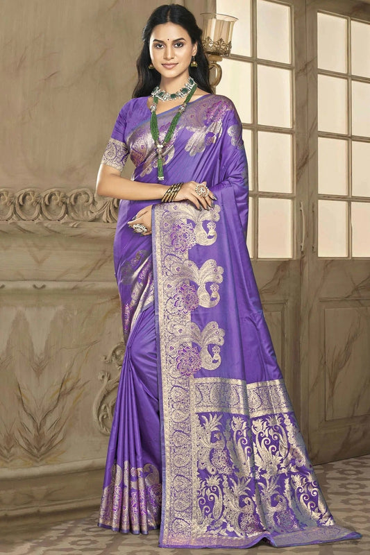 Blue Silk Traditional Saree NCSD11010424