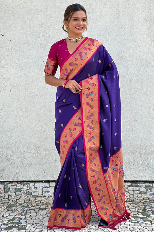 Blue Soft Silk Traditional Saree NCSD11111754