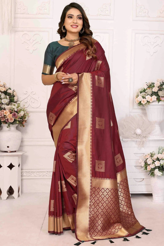 Brown Soft Silk Traditional Saree NCSD11110801