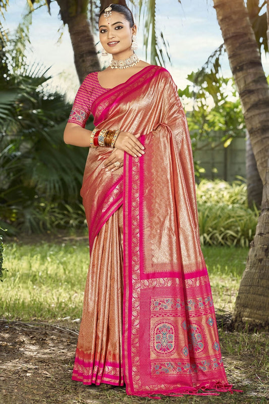 Brown Woven Silk Traditional Saree NCSD11010210