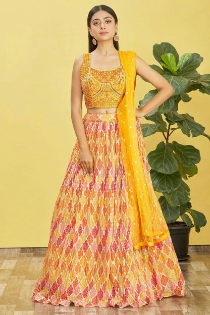 Chinnon Embroidery A Line Lehenga Choli NCLC10110155