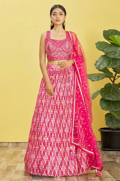 Chinnon Embroidery A Line Lehenga Choli NCLC10110156