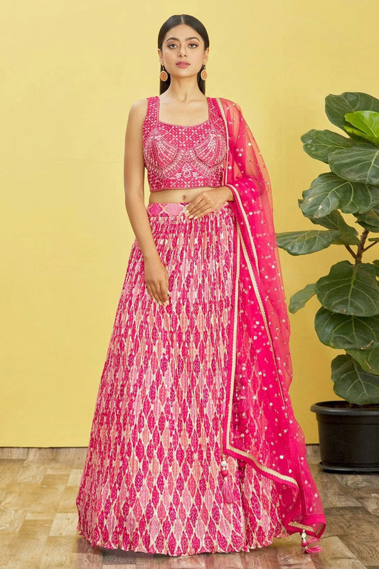 Chinnon Embroidery A Line Lehenga Choli NCLC10110156