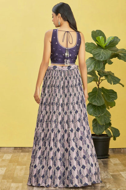Chinnon Embroidery A Line Lehenga Choli NCLC10110160